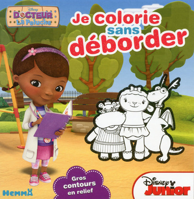 Docteur La Peluche Je colorie sans déborder (Cahier mauve)