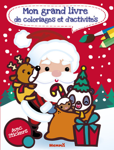 Mon grand livre de coloriages et d'activités (Noël)