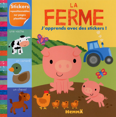 La ferme J'apprends avec des stickers !