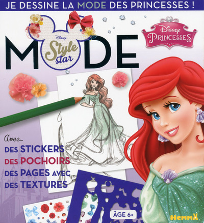 Disney Princesses Ariel Je dessine la mode des princesses !