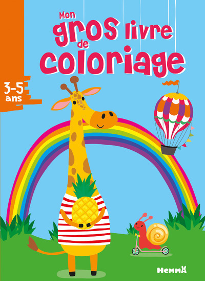Mon gros livre de coloriage (3-5 ans) (Girafe)