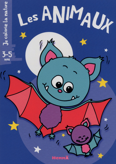 Je colorie la nature 3-5 ans les animaux (chauve-souris)