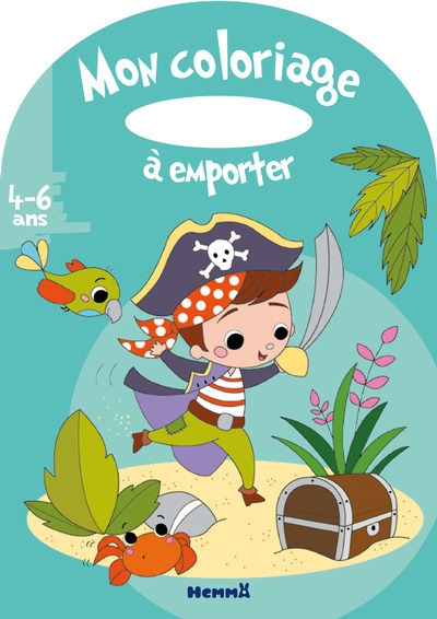 Mon coloriage à emporter (4-6 ans) (Pirate)