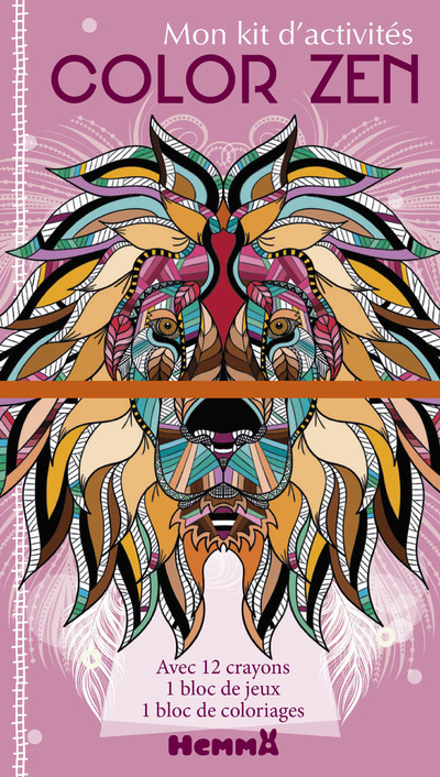 Mon kit d'activités Color Zen (Lion)