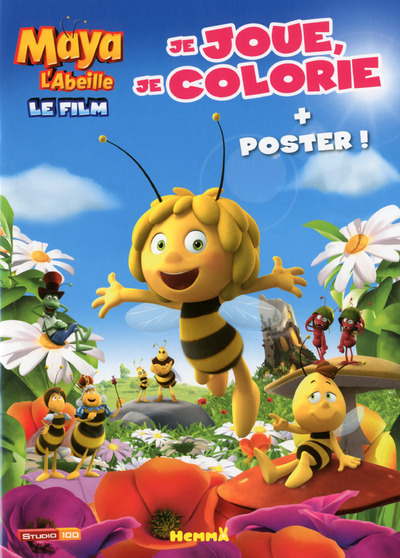 Maya L'Abeille Le film Je joue, je colorie + Poster !