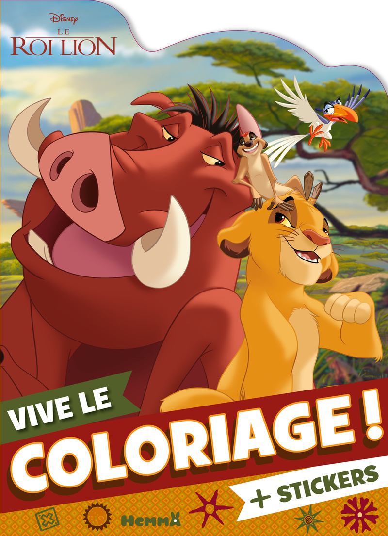 Disney Le Roi Lion - Vive le coloriage ! (Simba, Timon, Pumbaa et Zazu)