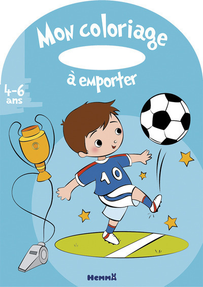 Mon coloriage à emporter (4-6 ans) (Football)