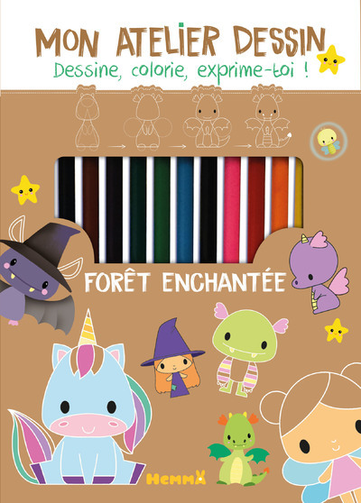 Mon atelier dessin - Forêt enchantée
