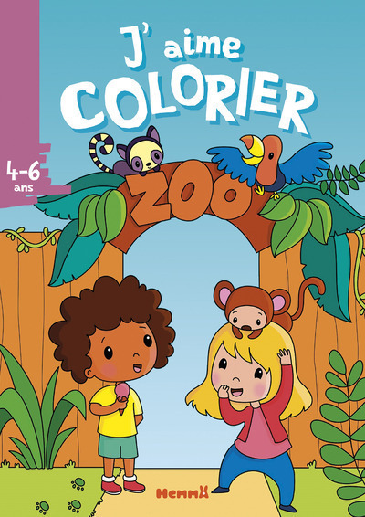 J'aime colorier (4-6 ans) (Le zoo)