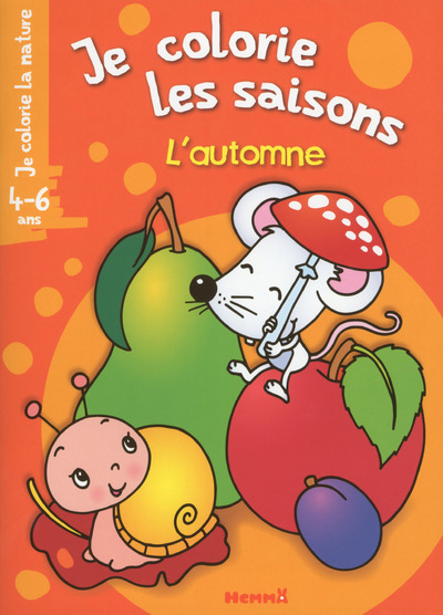 Je colorie saisons L'automne (4-6 ans) (Souris blanche)