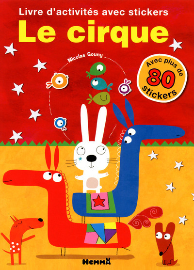 Mon livre d'activités avec stickers le cirque