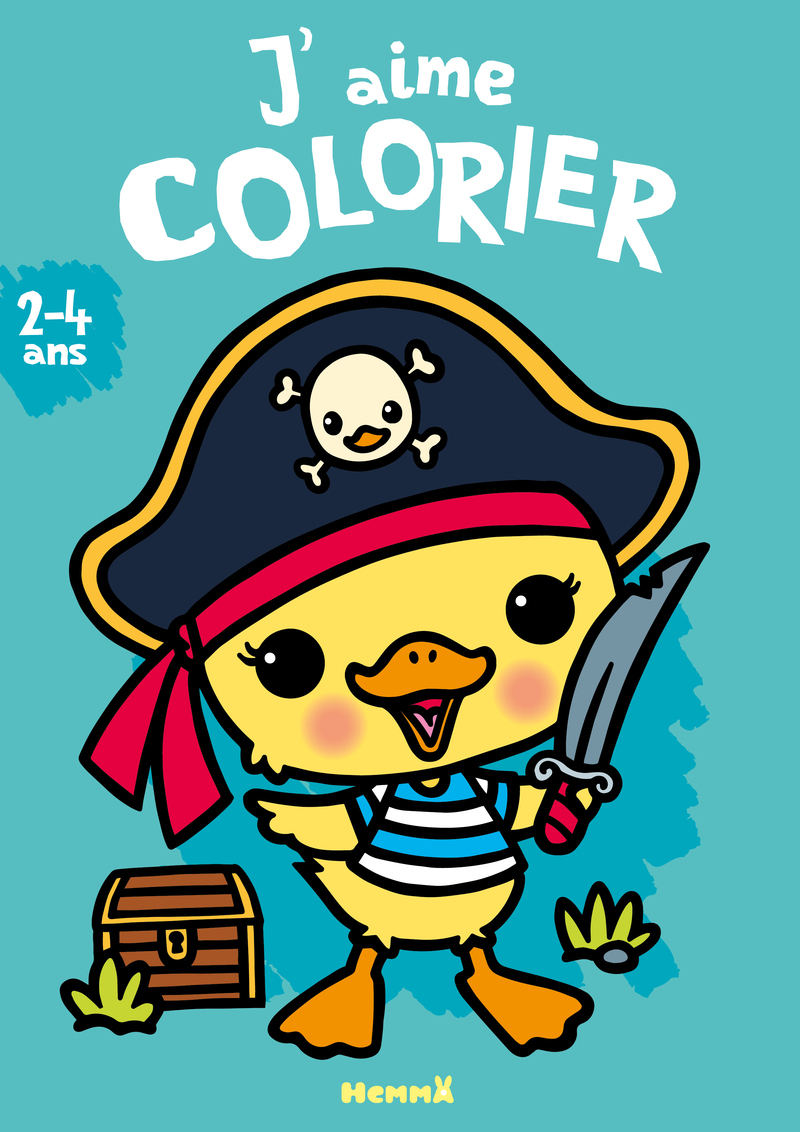 J'aime colorier (2-4 ans) (Canard pirate)