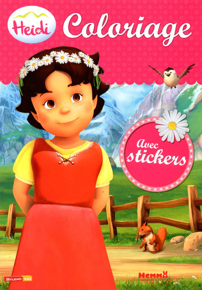 Heidi Coloriage avec stickers