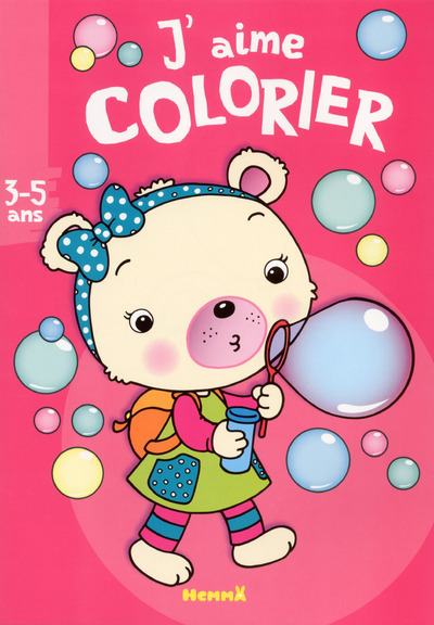 J'aime colorier (3-5 ans) (Ourson bulles de savon)