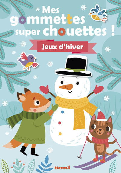Mes colos et gommettes super chouettes ! Jeux d'hiver