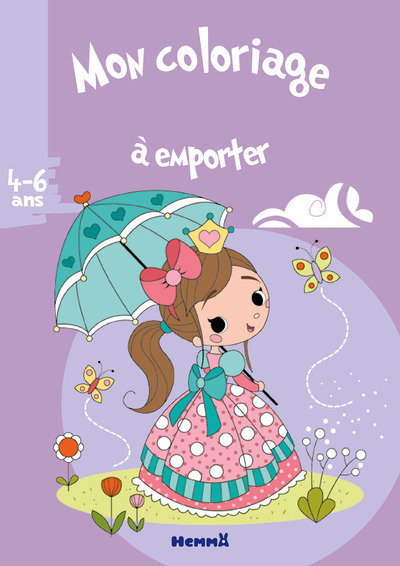 Mon coloriage à emporter (4-6 ans) (Princesse-parapluie)