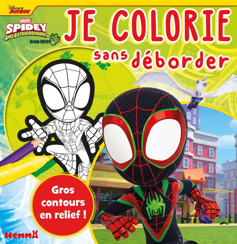 Marvel Spidey et ses amis extraordinaires - Je colorie sans déborder (Miles Morales)