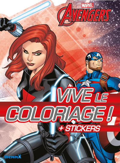 Marvel Avengers - Vive le coloriage ! + Stickers (Black Widow)