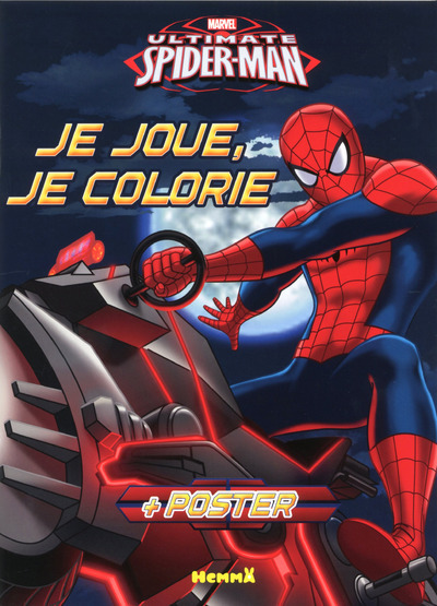 Marvel Ultimate Spider-Man Je joue, je colorie + poster