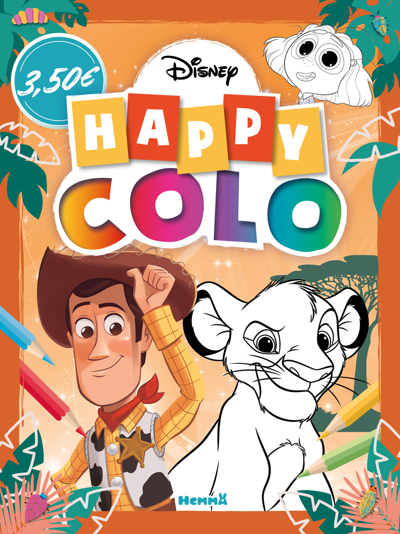 Disney - Happy colo (Woody et Simba)