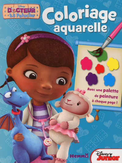 Docteur La Peluche Coloriage aquarelle