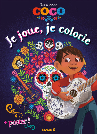 Disney Coco Je joue, je colorie + poster