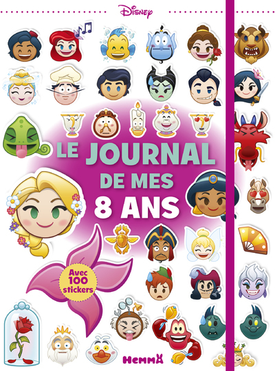 Disney Emoji Le journal de mes 8 ans (Princesses)