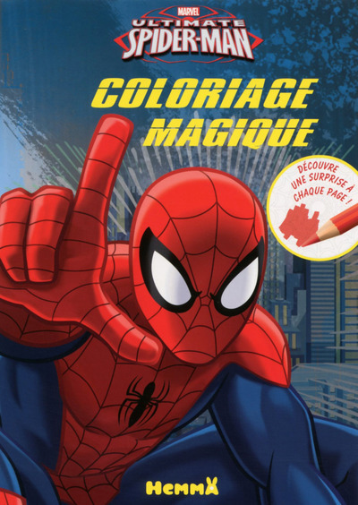 Marvel Ulitmate Spider-Man Coloriage magique