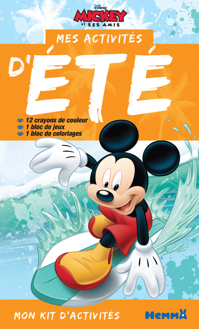 Disney Mickey et ses amis Mes activités d'été Mon kit d'activités