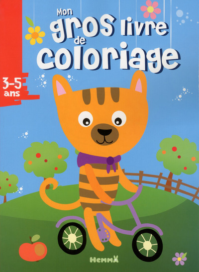 Mon gros livre de coloriage (3-5 ans) (Chat vélo)