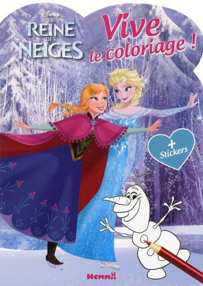Disney La Reine des Neiges Vive le coloriage ! (Patin à glace)