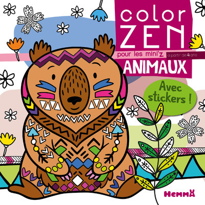 Color zen pour les mini'z - Animaux