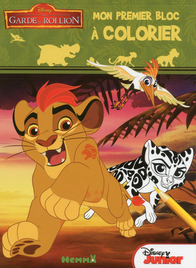 Disney La garde du Roi Lion Mon premier bloc à colorier