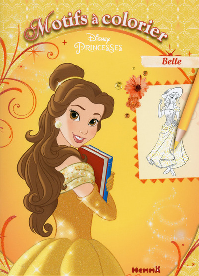 Disney Princesses Motifs à colorier (Belle)