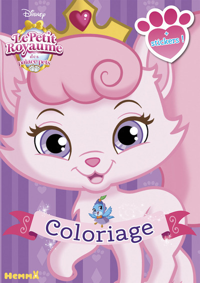 Disney Le petit Royaume des Palace Pets Coloriage avec stickers