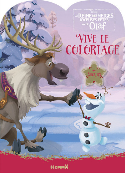 Disney La Reine des Neiges Vive le coloriage ! (Joyeuses Fêtes avec Olaf) (Olaf et Sven)