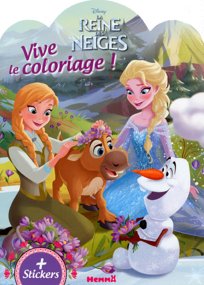 Disney La Reine des Neiges Vive le coloriage ! (petit renne)
