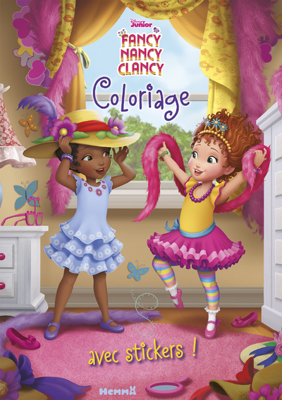 Disney Fancy Nancy Clancy Coloriage avec stickers !