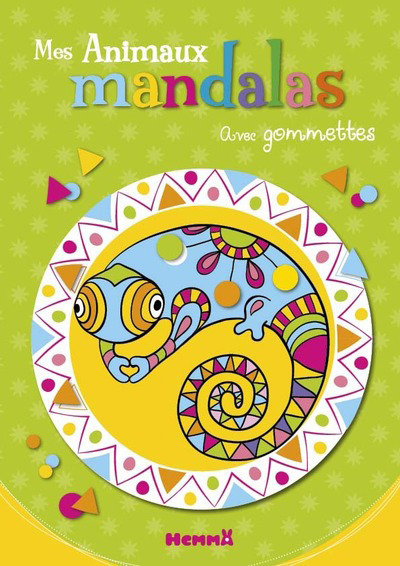 Mes animaux mandalas avec gommettes