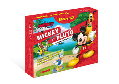 Disney Mickey et ses amis Escape Box - Mickey et Pluto mènent l'enquête !