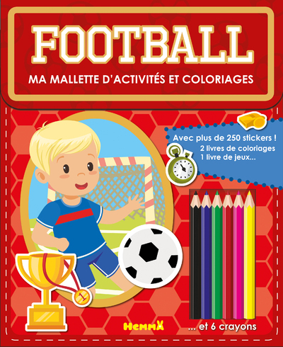 Ma mallette d'activités et coloriages Football