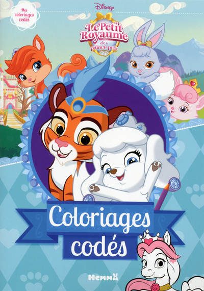 Disney Le Petit Royaume des Palace Pets Coloriages codés