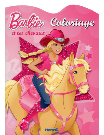 Barbie et les chevaux Coloriage