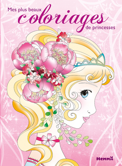 Mes plus beaux coloriages de princesses (Fond rose)