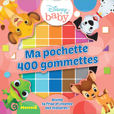 Disney Baby - Ma pochette 400 gommettes (Les animaux)
