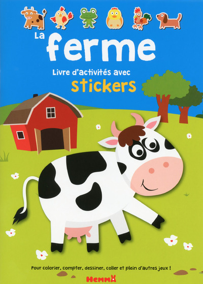 La ferme Livre d'activités avec stickers