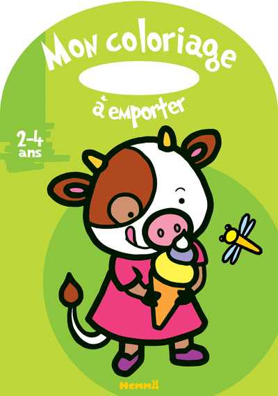 Mon coloriage à emporter (2-4 ans) (Vache)