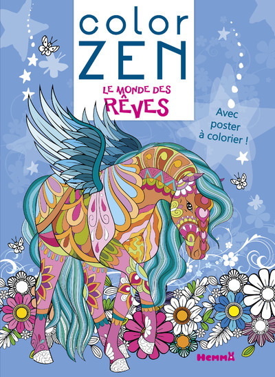 Color Zen Le monde des rêves avec poster à colorier !