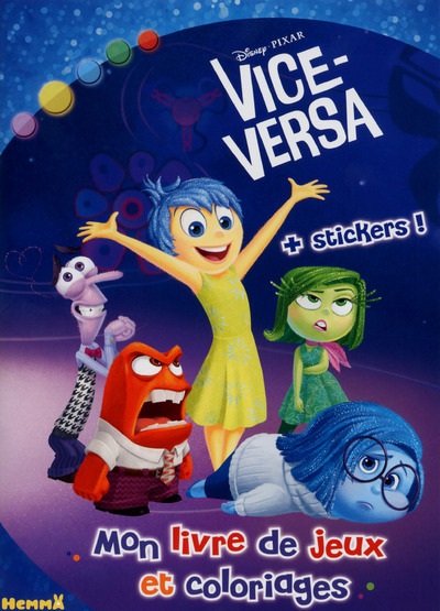 Disney Vice-Versa Mon livre de jeux et coloriages+ stickers !