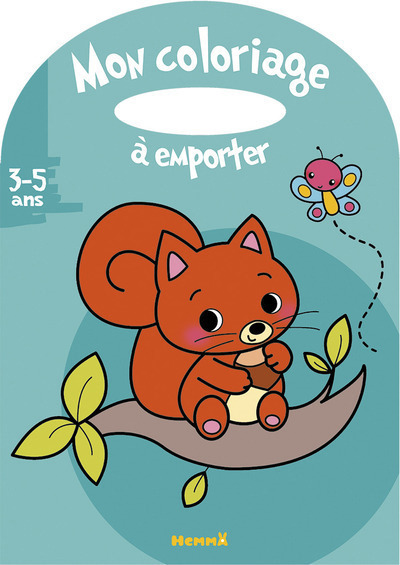 Mon coloriage à emporter (3-5 ans) (Ecureuil)